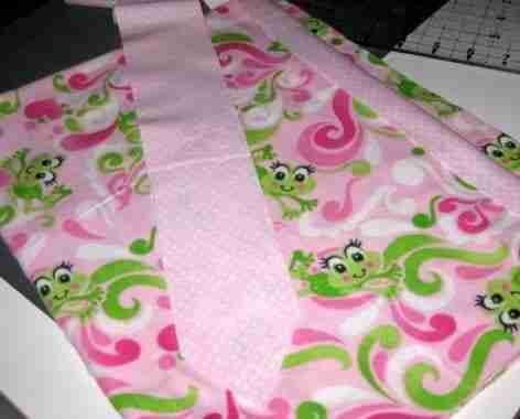 A new baby quilt and binding