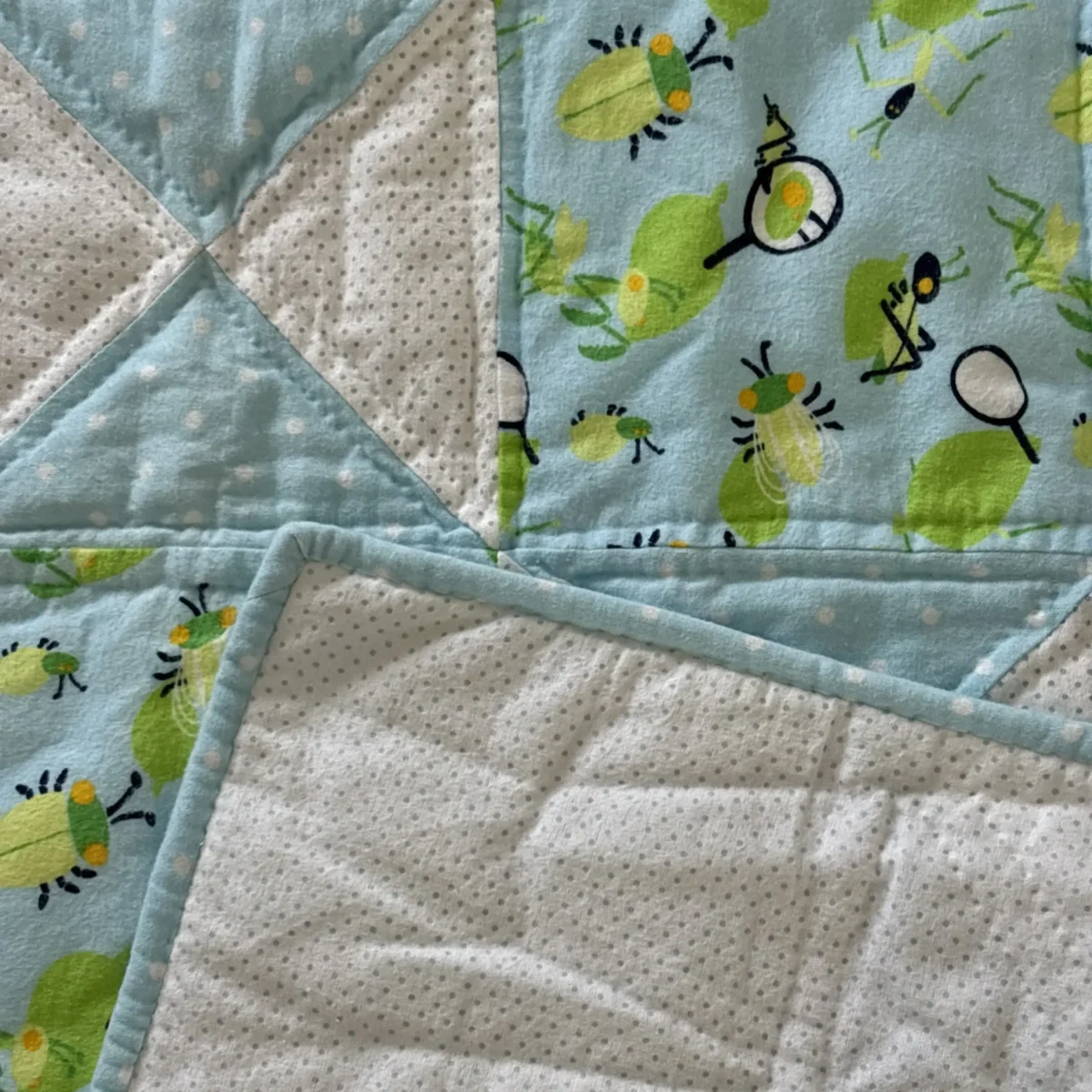 IBugs Life Baby Quilt detail a