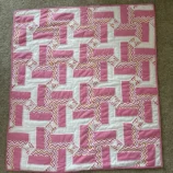 Pink a Link Baby Quilt detail e