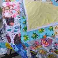 animal i-spy baby quilt backing