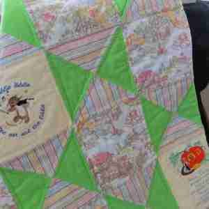 nursery rhymes baby quilt