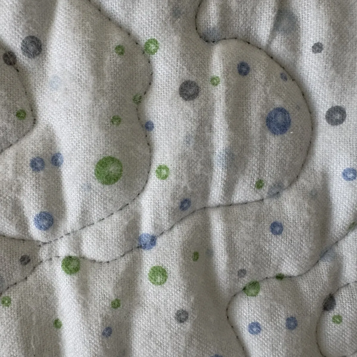 dinosaur world baby quilt detail 3