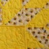 bee kind baby quilt with backing