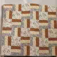 winter penguins baby quilt