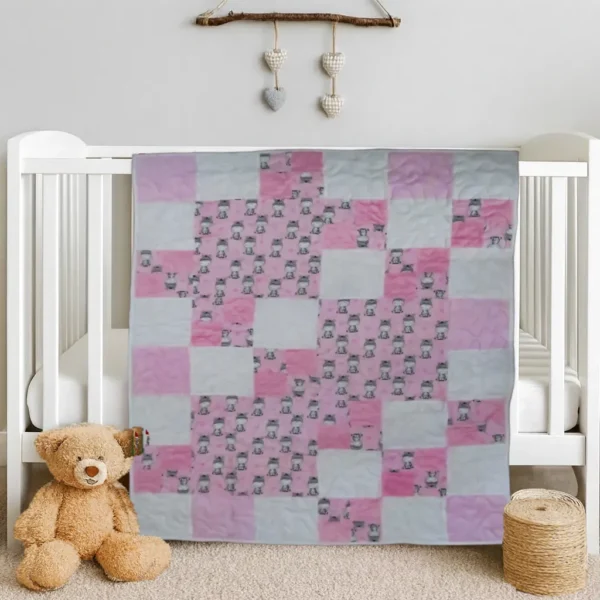 zebra in pink and gray product image