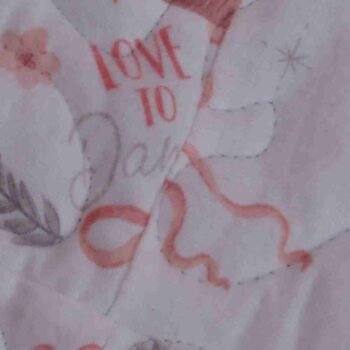 pink ballet dancer baby girl quilt to consider
