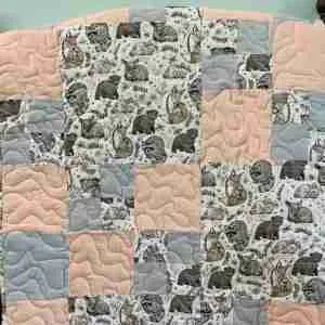 Woodland babies baby quilt
