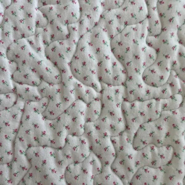 rose baby quilt backing