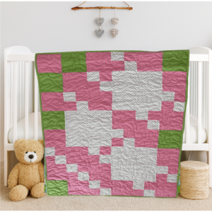 rose baby quilt product image