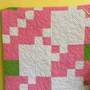 rose baby quilt