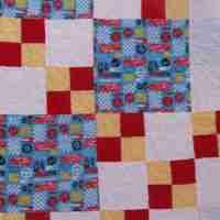 grand prix baby quilt