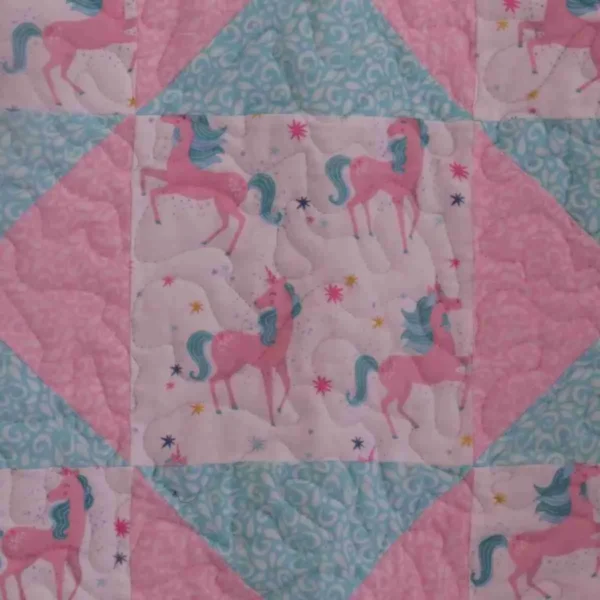 unicorns at play close up