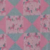 unicorns at play baby quilt