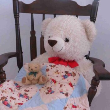 cowboy bear with snowball