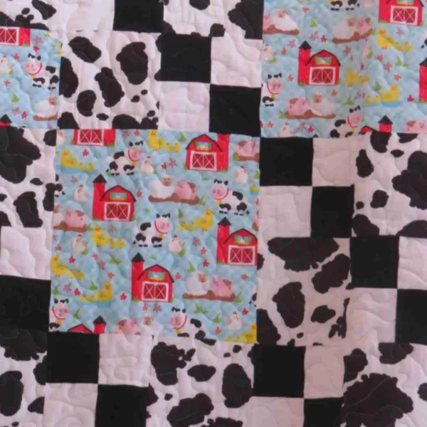 Down on the Farm quilt detail 3