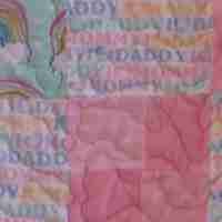 Pink Rainbow Quilt detail 2