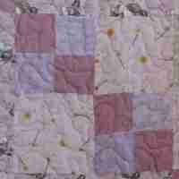 Lavender Fairies Quilt detail 1