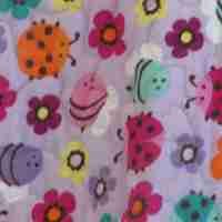 lavender flowers and bugs quilt detail 2