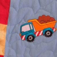 little boys and toys quilt detail 4