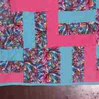 Simply Handmade with color quilt detail 1