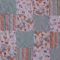 Animal Travelers Baby Quilt detail 1