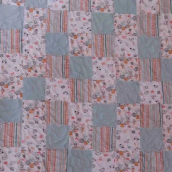Animal Travelers Baby Quilt detail 4