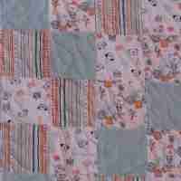 Animal Travelers Baby Quilt detail 5