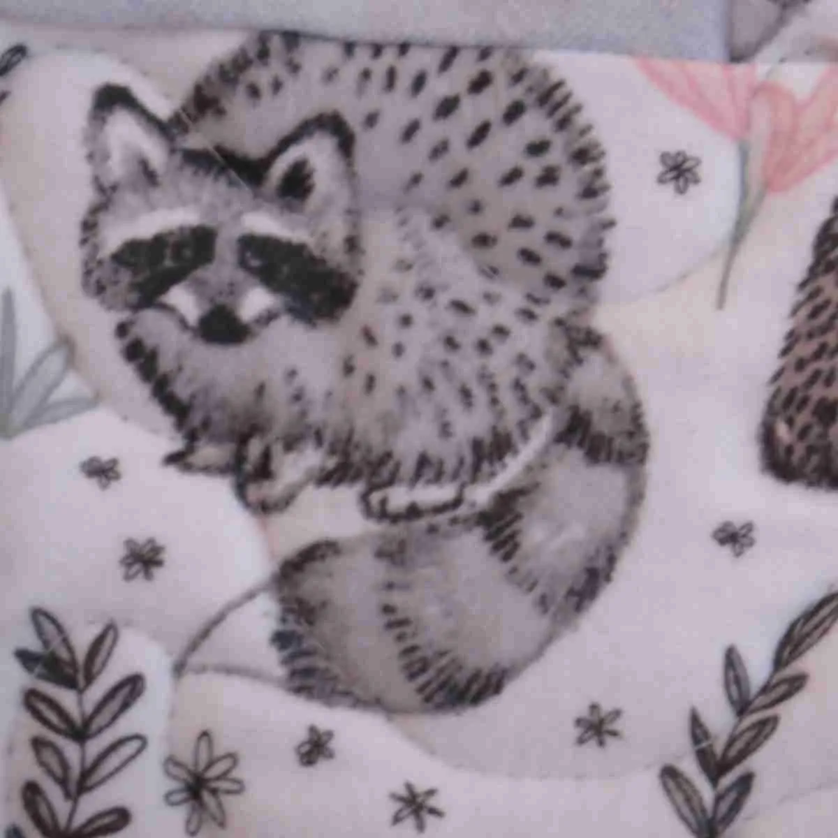 Woodland Babies Baby Quilt detail 7