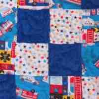 First Responders Baby Quilt detail 6