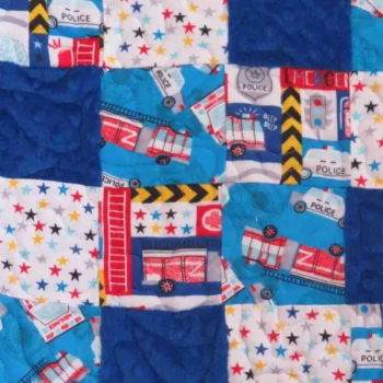 First Responders Baby Quilt detail 5, when I grow Up