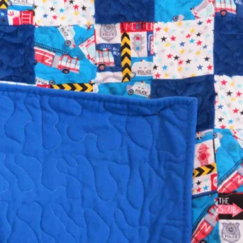 First Responders Baby Quilt detail 2