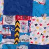First Responders Baby Quilt detail 1