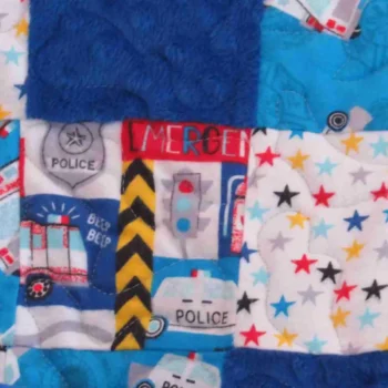 First Responders Baby Quilt detail 1
