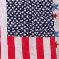 Grand Old Flag baby quilt detail 3