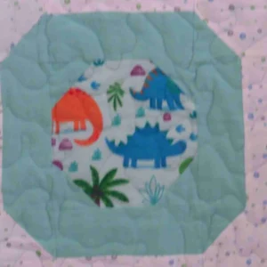 Dinosaur World Baby Quilt 1