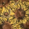sunflowers baby quilt detail 4