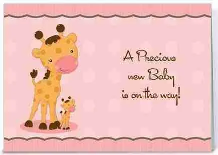 Giraffe Gift Card