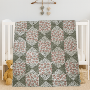 rosebud baby quilt product image