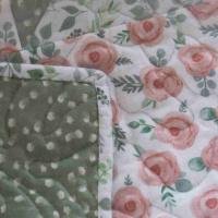 rosebud quilt backing