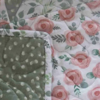 rosebud quilt backing