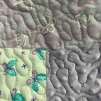 detail 3 butterfly patches baby quilt
