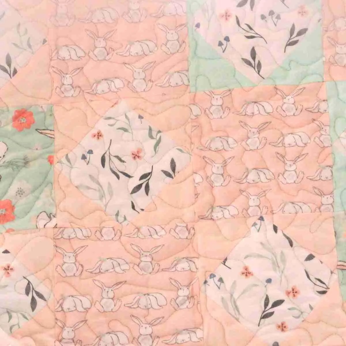 bunny trails baby quilt 2