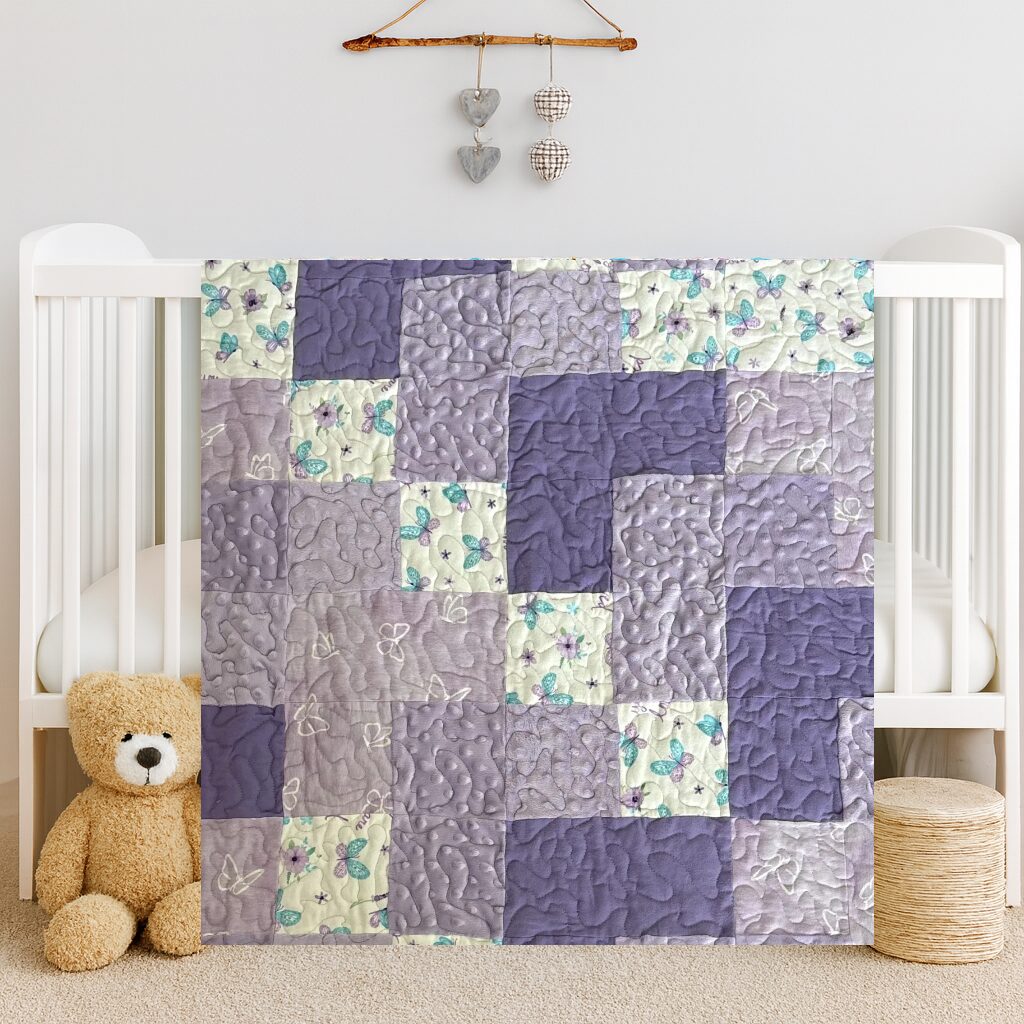 Butterfly Patches Baby Quilt