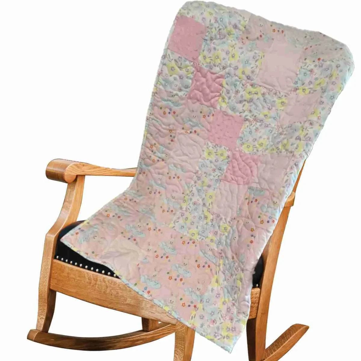 bunny love baby quilt