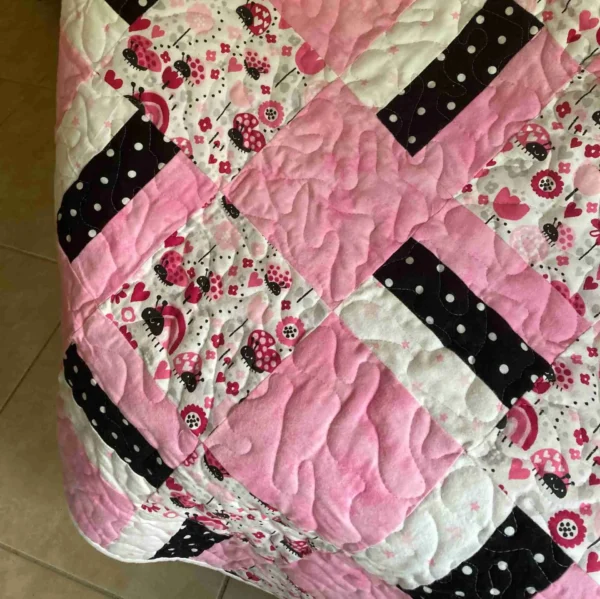 Lady Bug Quilt detail 4