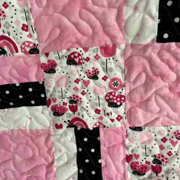 Lady Bug Quilt detail 3