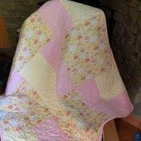 Full View Sunshine and Clouds Baby Quilt
