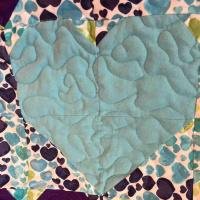 Sweet Hearts blue heart
