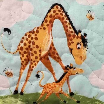 giraffe with baby, curated collection