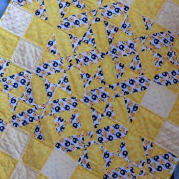 football baby quilt
